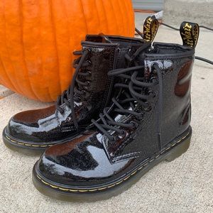 Black glitter Dr. Martens